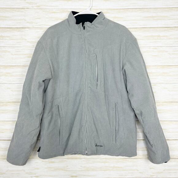 Obermeyer Men's Full Zip Corduroy Insulated Jacket - Picture 1 of 7